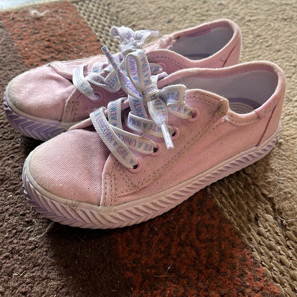 Pink kids keds
